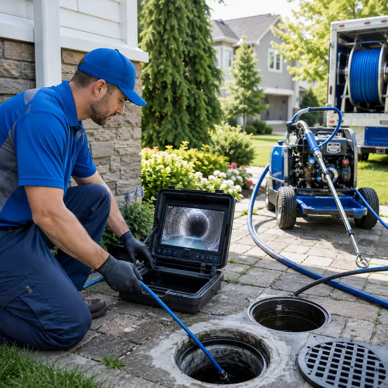 Outdoor drain cleaning professionals serving Columbia, TN